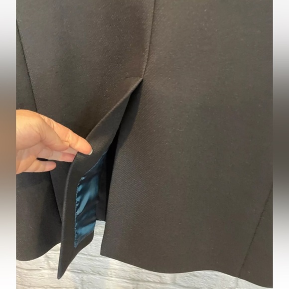 NWT PS Paul Smith Mens SB Overcoat Black Wool Cashmere Sz XXL - Picture 7 of 10